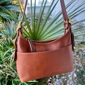 Coach 9136 Tan Leather Shoulder Bag